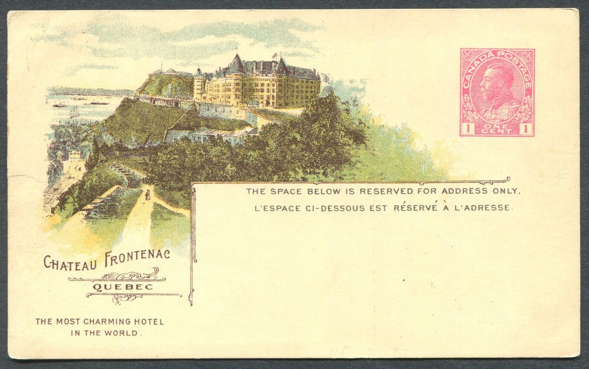 0049CP1904 - Chateau Frontenac - CPR G38 (Mint)