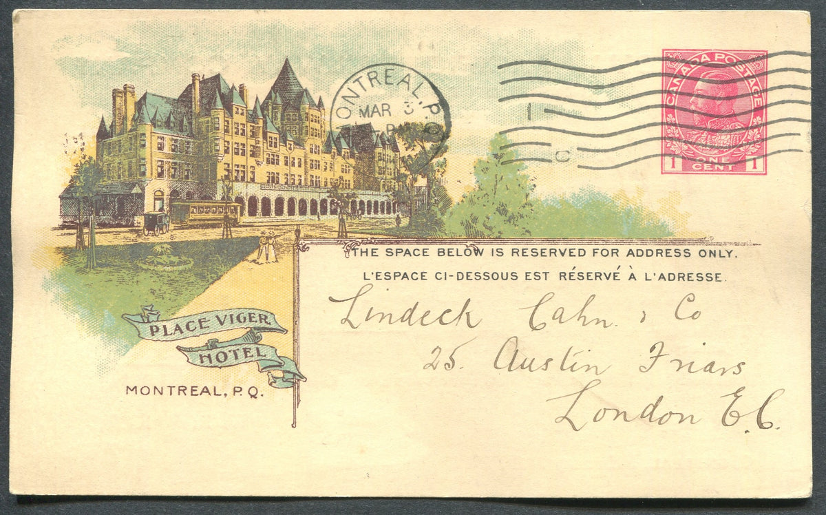 0051CP1904 - Place Viger Hotel - CPR G44 (Used)