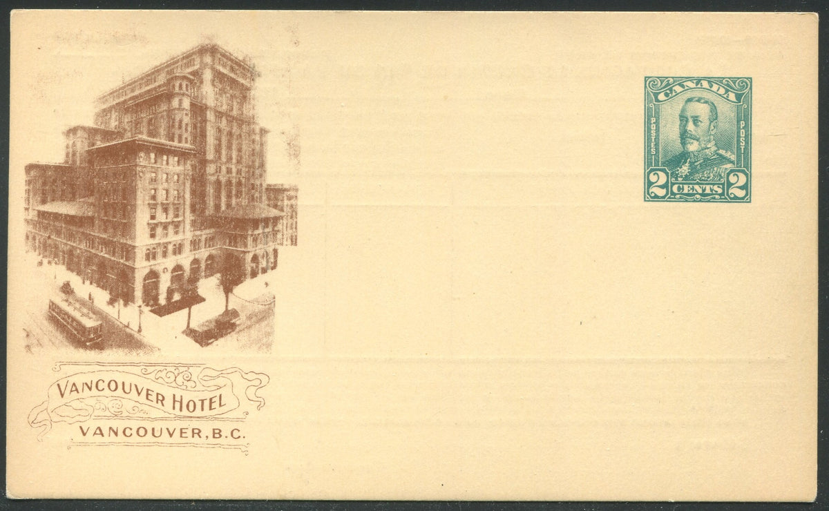 0225CP1905 - Vancouver Hotel - CPR G81 (Mint)
