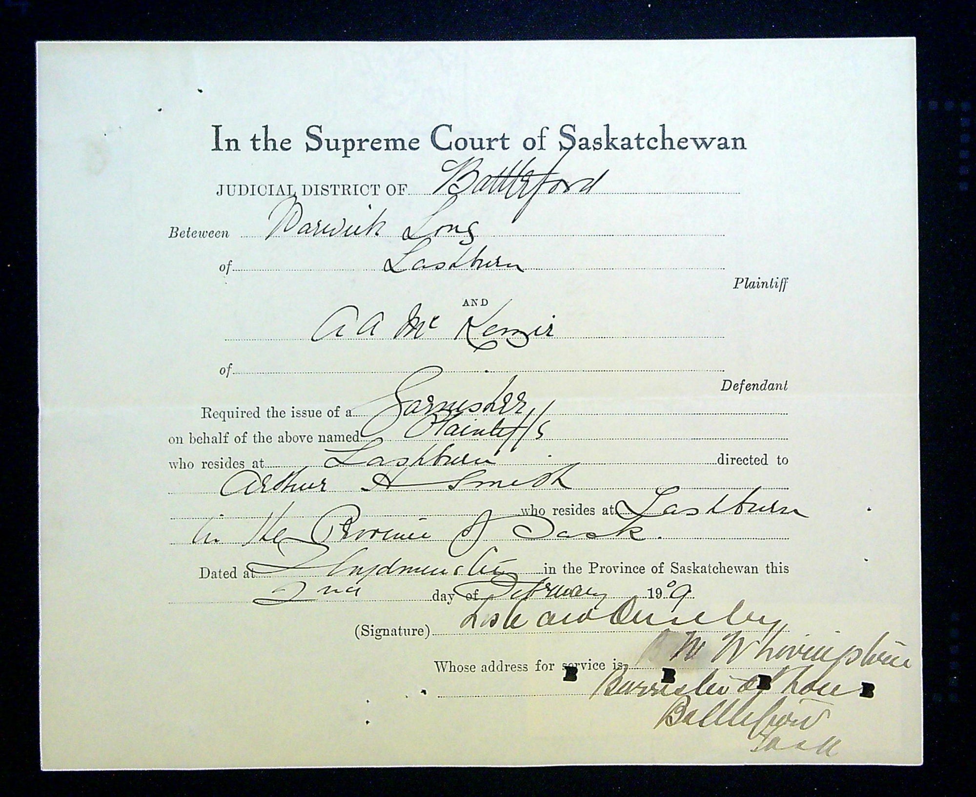 00003SL2202 - SL3, SL28 - Saskatchewan Document