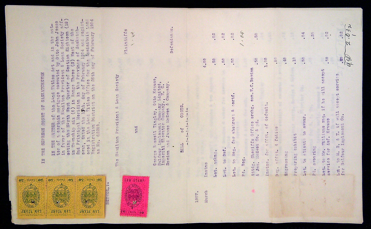 0014SL2202 - SL14, SL16 - Saskatchewan Document