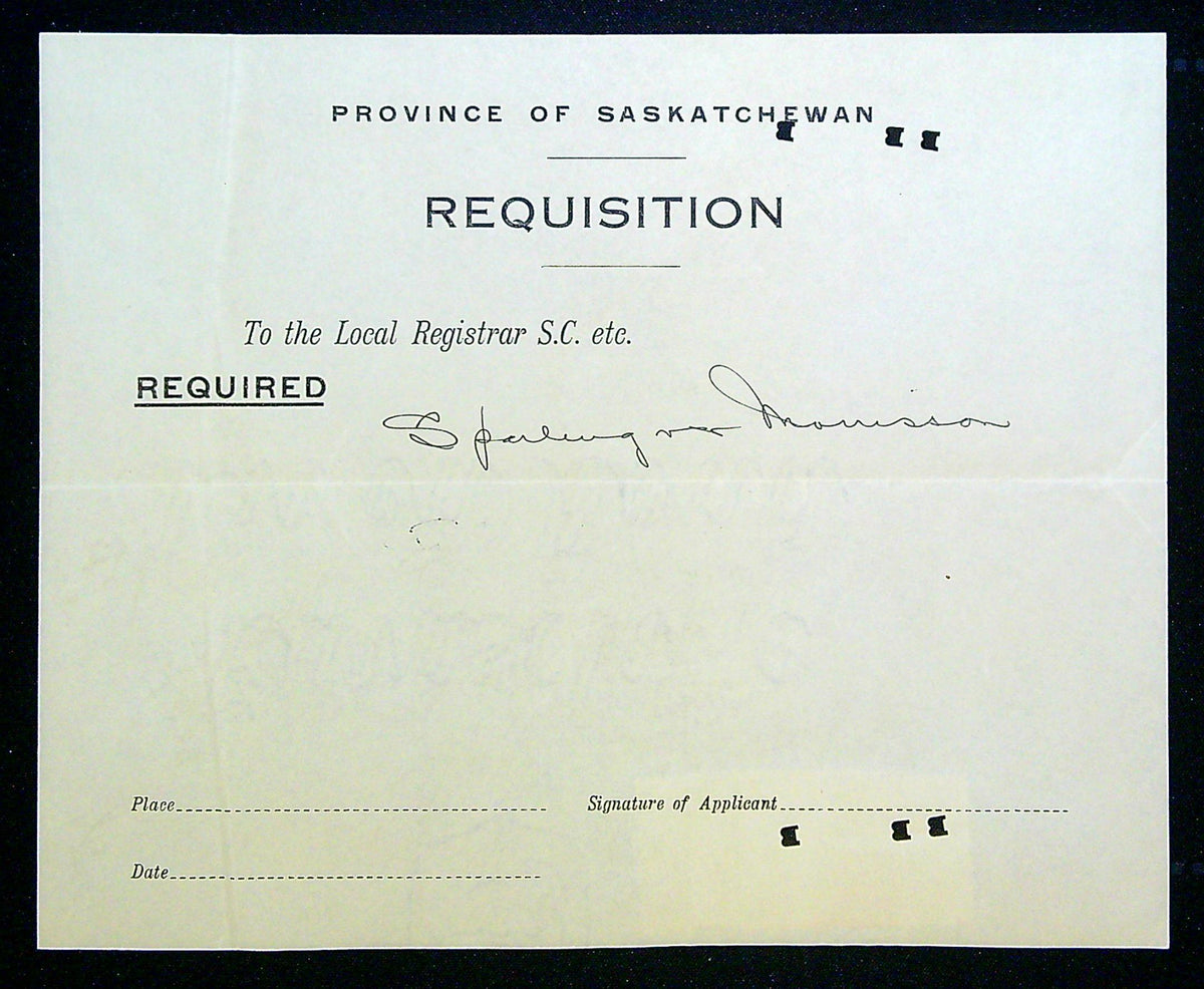 00034SL2202 - SL34, SL38, SL43 - Saskatchewan Document