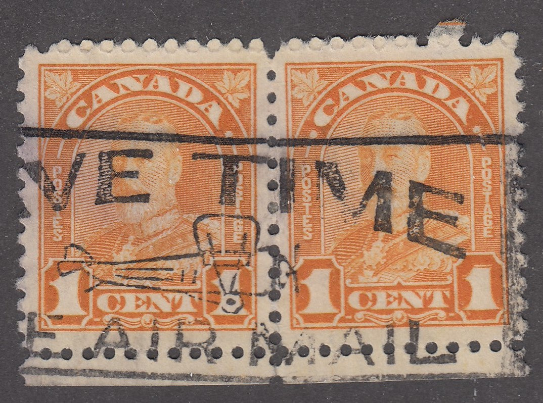 0162CA2201 - Canada #162, 162i - Used Pair, Major Re-Entry