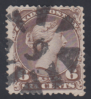 0027CA2201 - Canada #27 - Fancy Cancel &#39;9&#39;