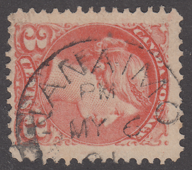 0037CA2202 - Canada #37 - BC Fully Dated Town Cancel