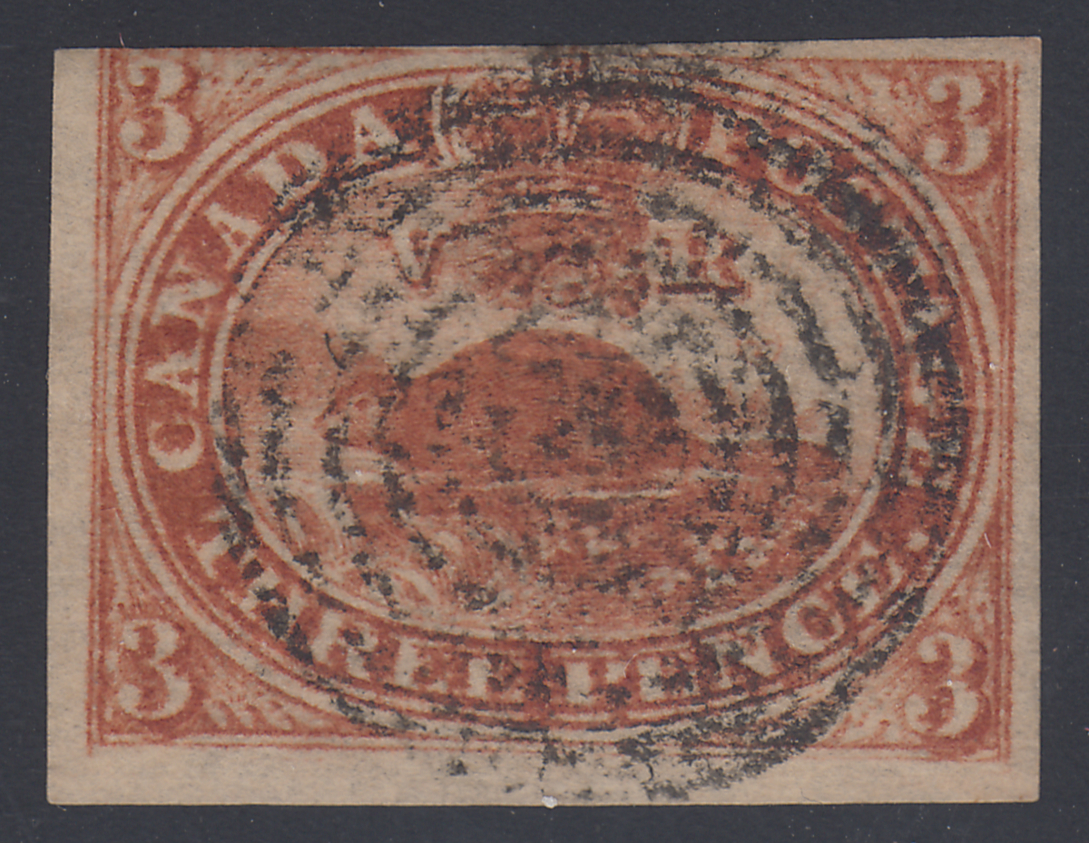 0004CA2202 - Canada #4d,vii - Used, Major Re-Entry