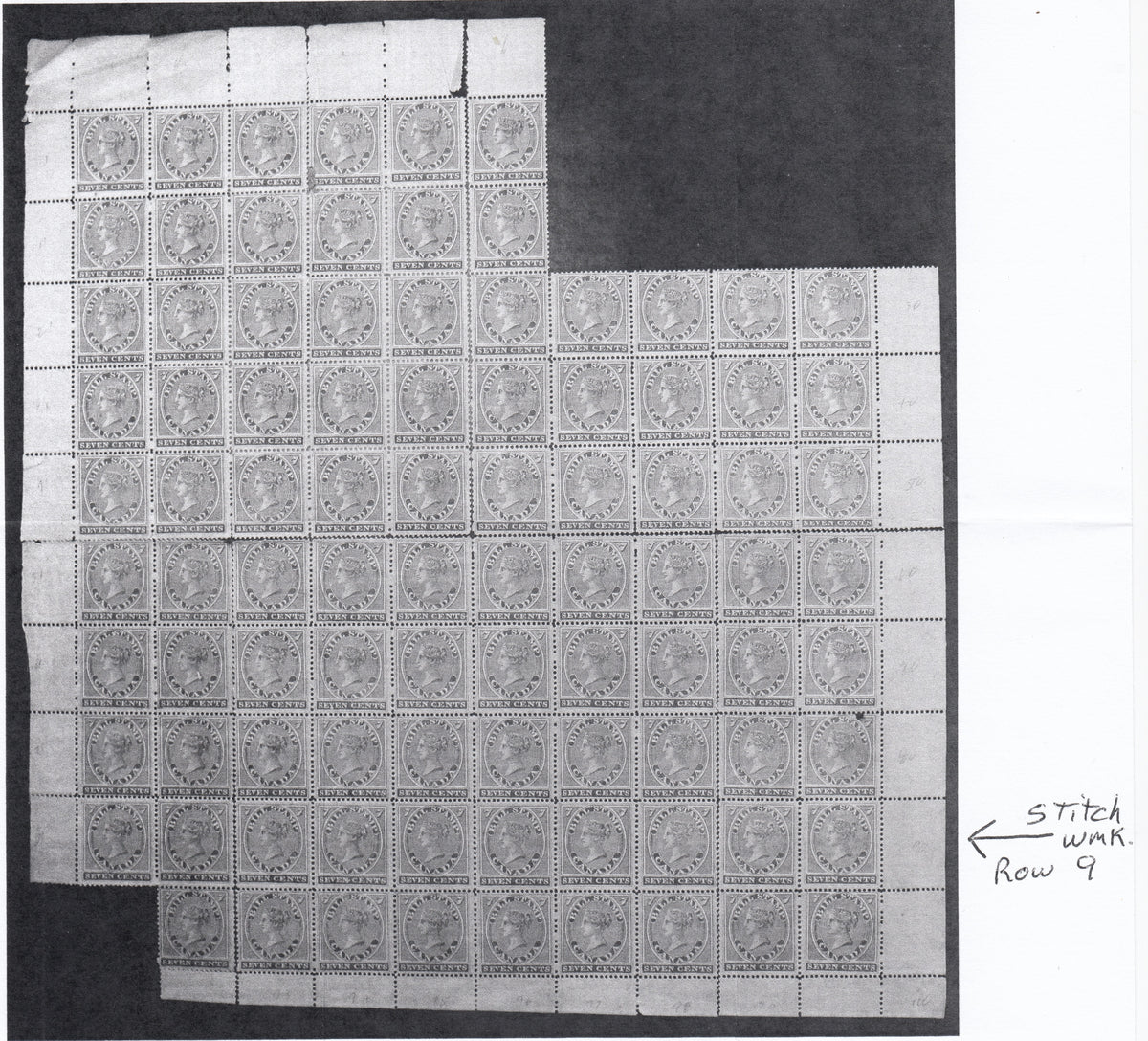 0007FB2110 - FB7 - Mint Strip, Unlisted Stitch Watermark