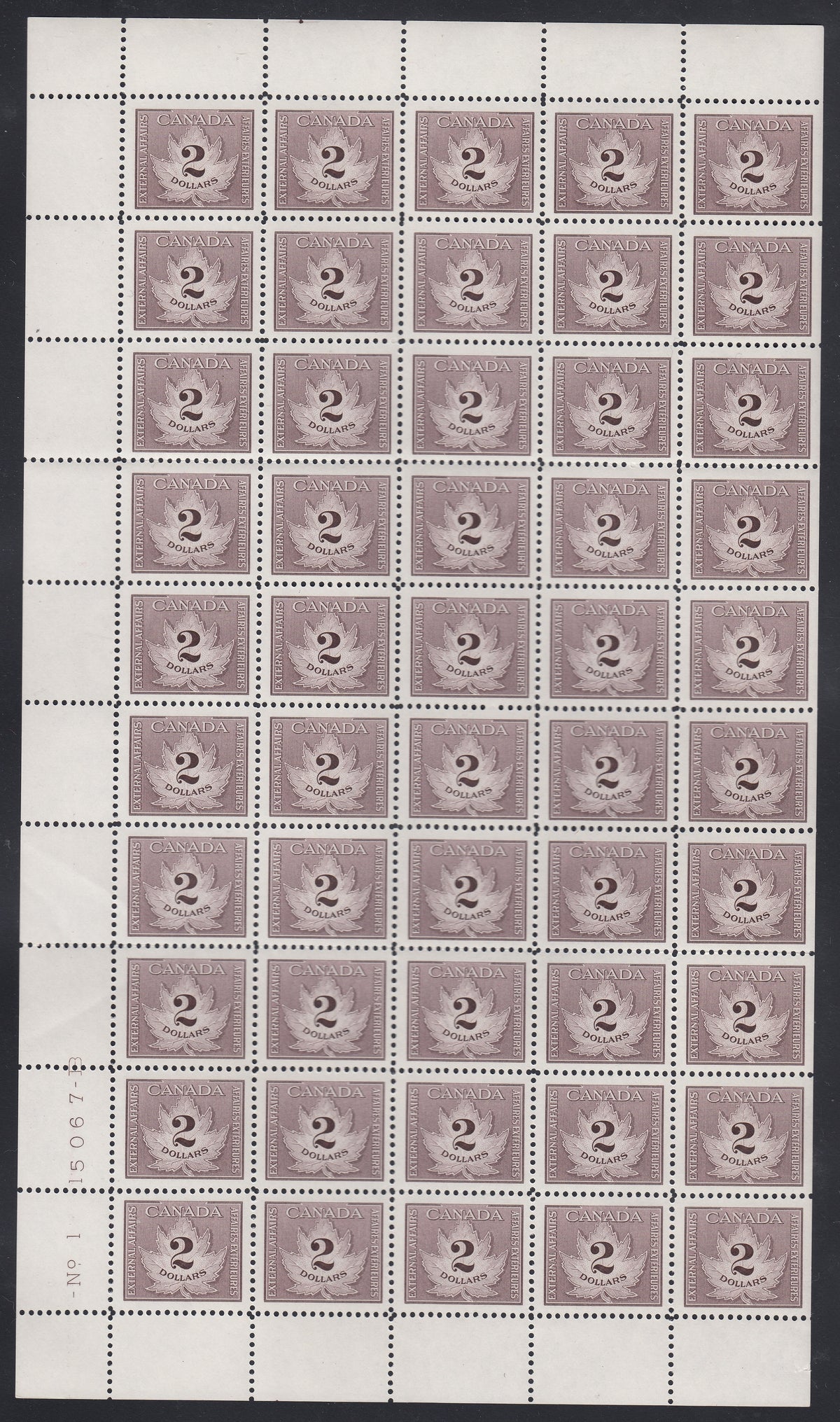 0021CF1802 - FCF4 - Mint Sheet of 50