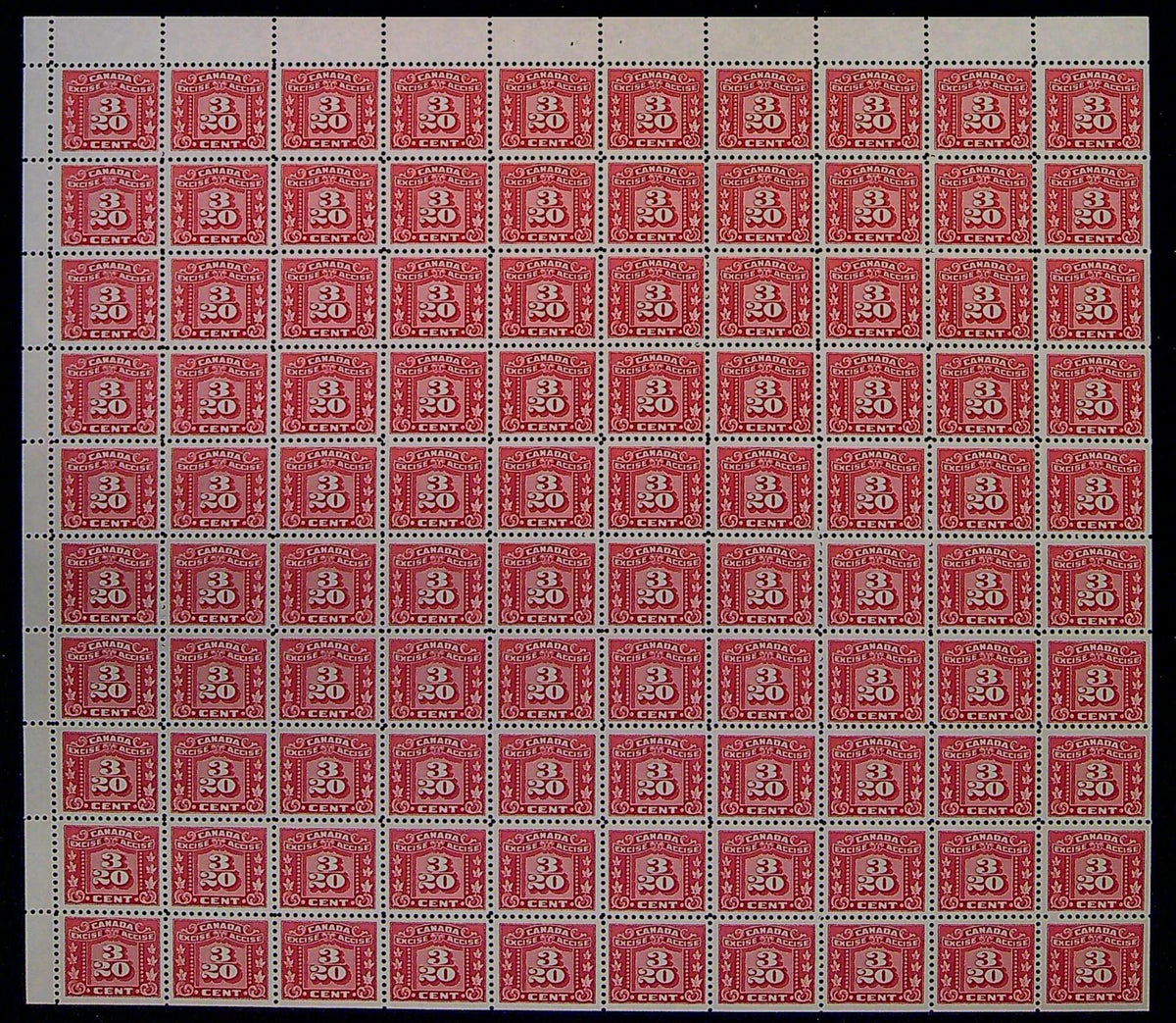 0052FX2108 - FX52 - Mint Sheet