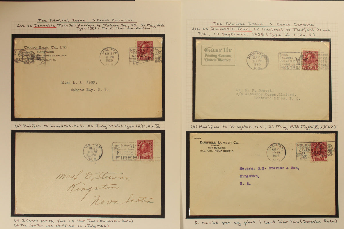 0109CA1710 - #109, 3c carmine Marler study lot, stamps &amp; covers (180+)
