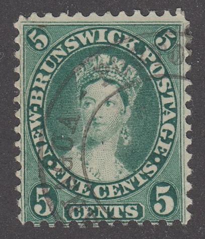 0008NB2206 - New Brunswick #8 - Unusual Cancel