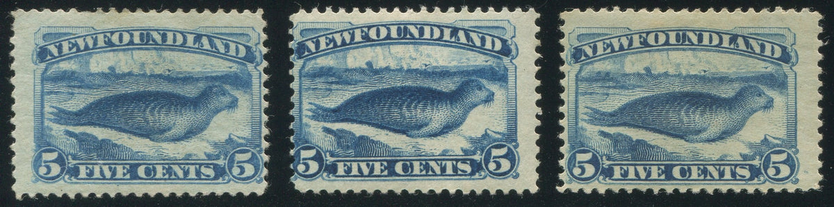 0053NF2009 - Newfoundland #53, 54, 55 - Mint