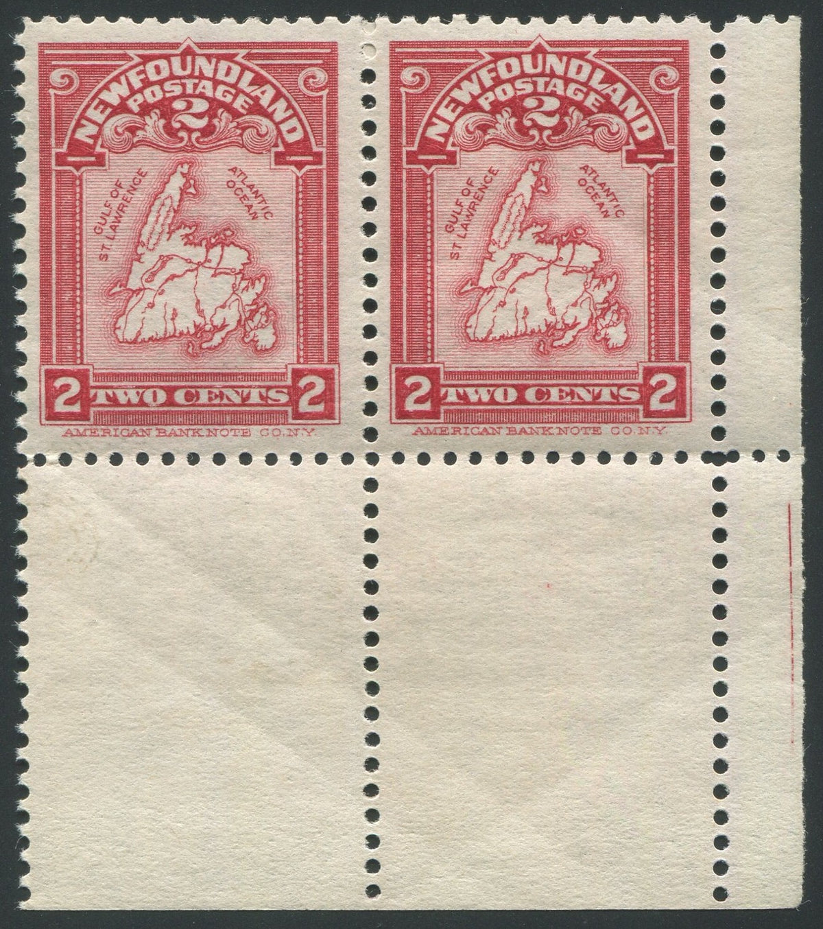 0086NF2010 - Newfoundland #86 - Mint Corner Pair