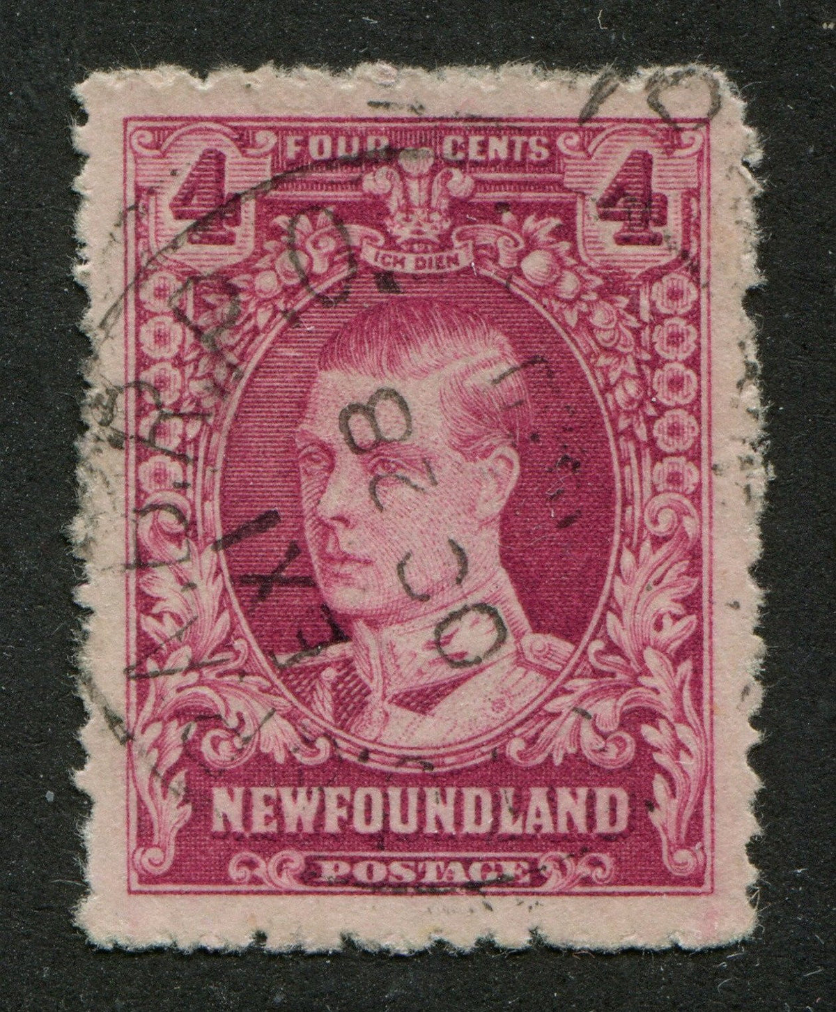 0166NF1707 - Newfoundland #166 - Used - UNLISTED