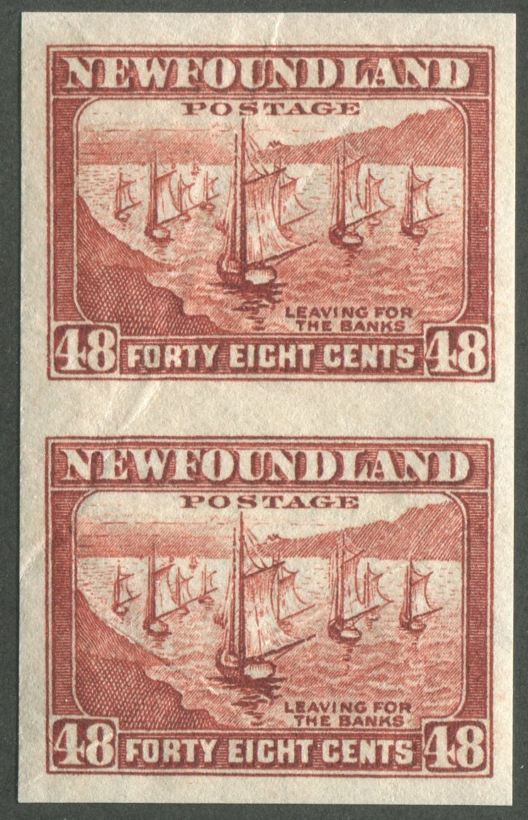 0199NF1906 - Newfoundland #199a - Mint Imperf Pair