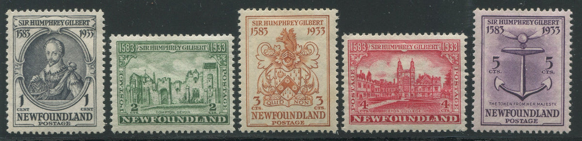 0212NF2301 - Newfoundland #212-216 - Mint