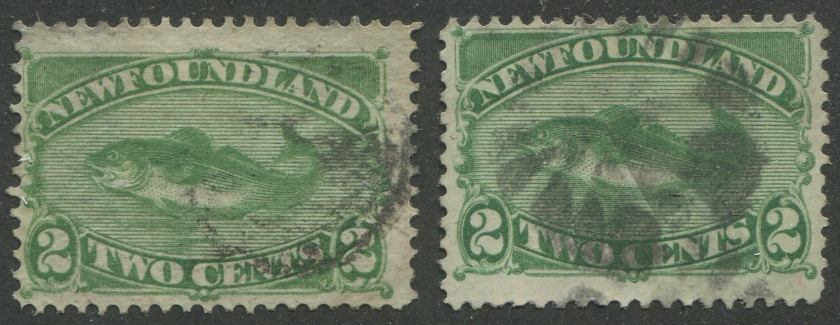 0046NF2209 - Newfoundland #46, 47 - Used