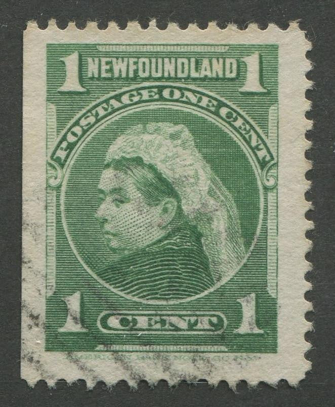 0080NF1707 - Newfoundland #80i - Used - UNLISTED
