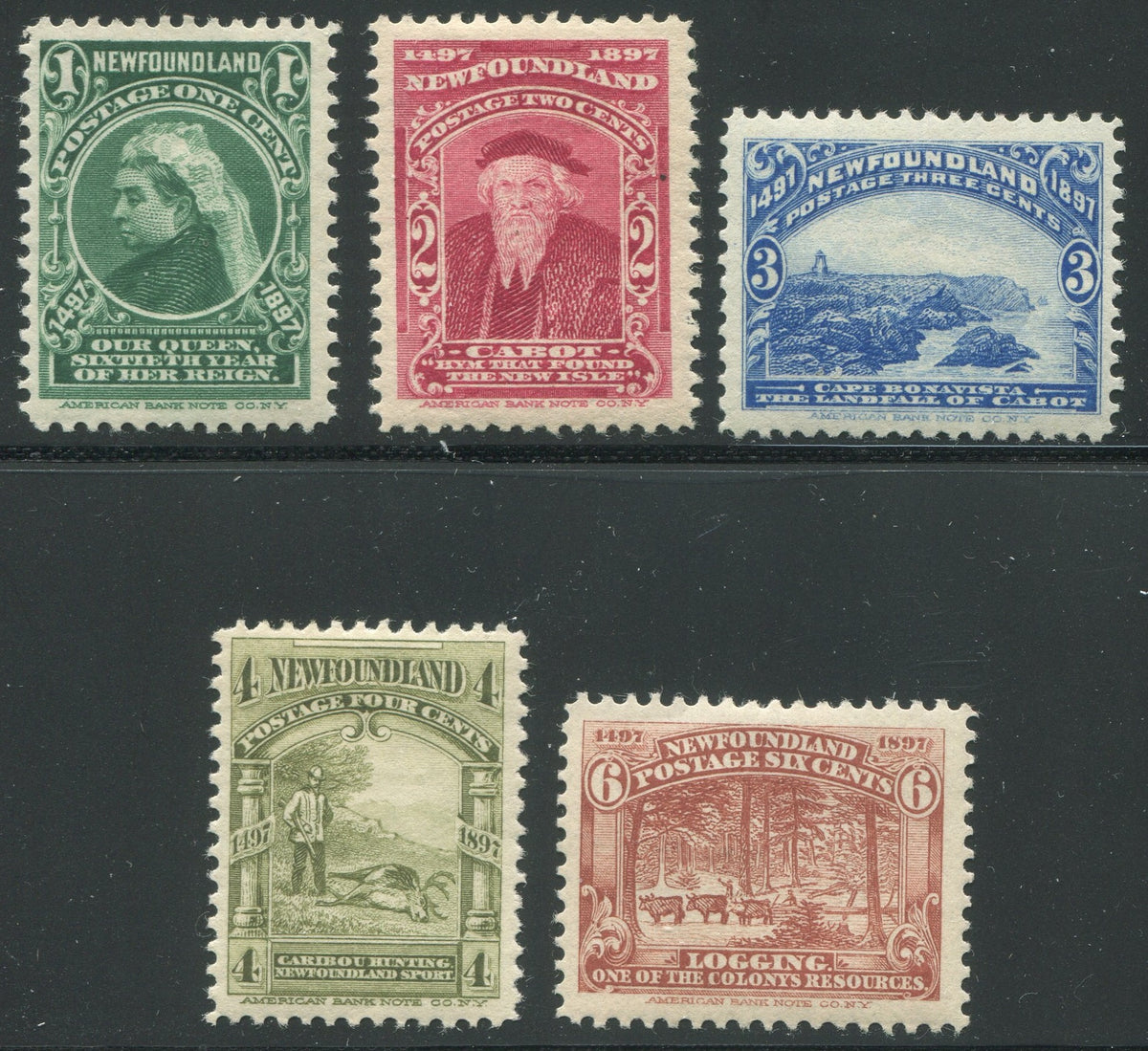 0061NF2011 - Newfoundland #61-64, 66 - Mint