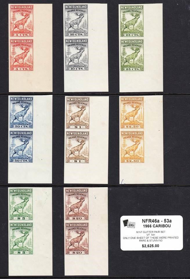 0046NF1708 - NFR46a - 53a - Mint Gutter Pair Set