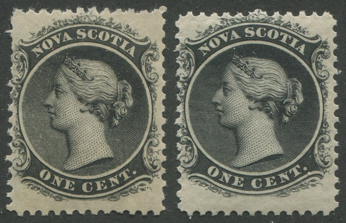 0008NS2211 - Nova Scotia #8, 8a - Mint