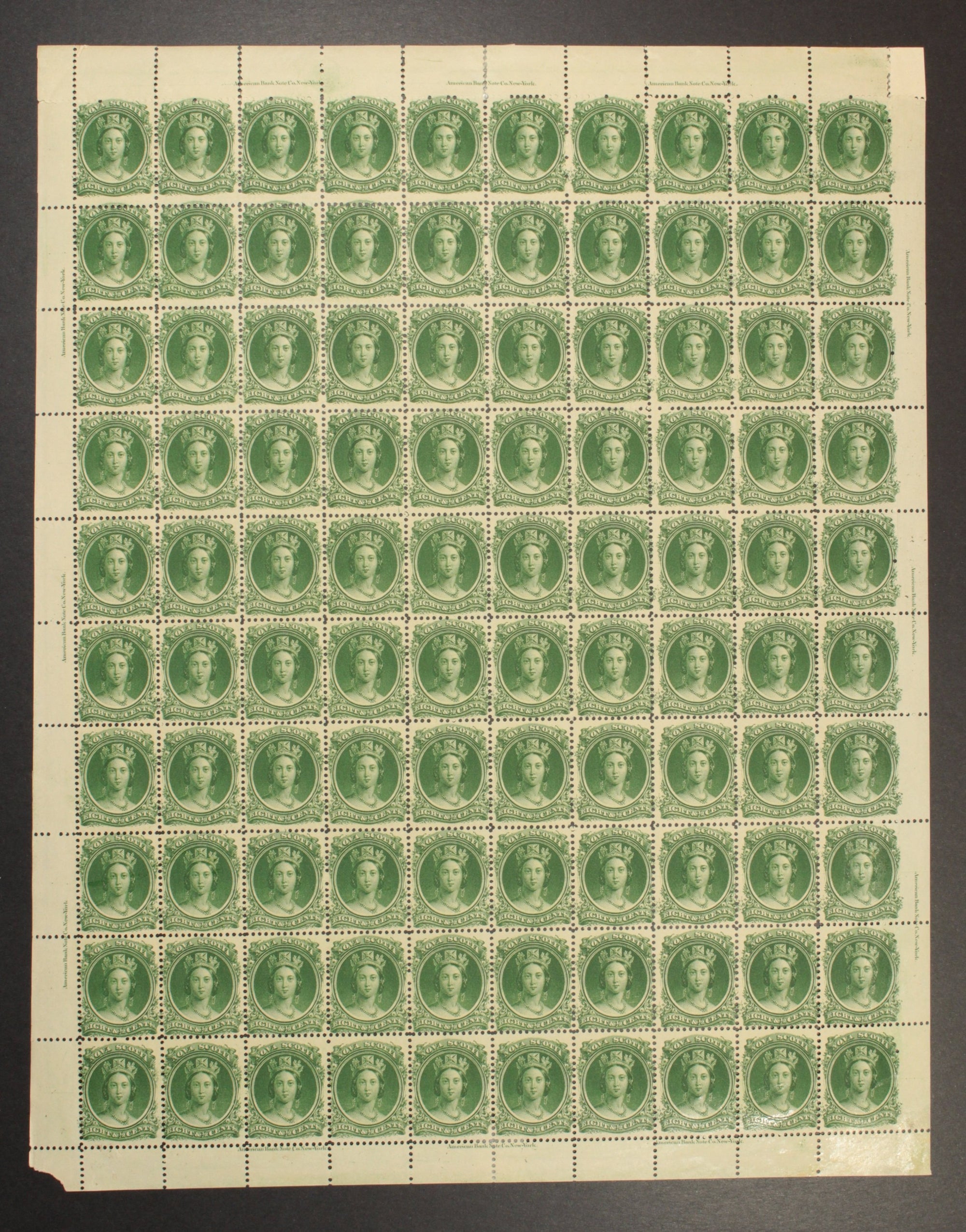 0011NS1710 - Nova Scotia #11 - Mint Sheet - Deveney Stamps Ltd. Canadian Stamps
