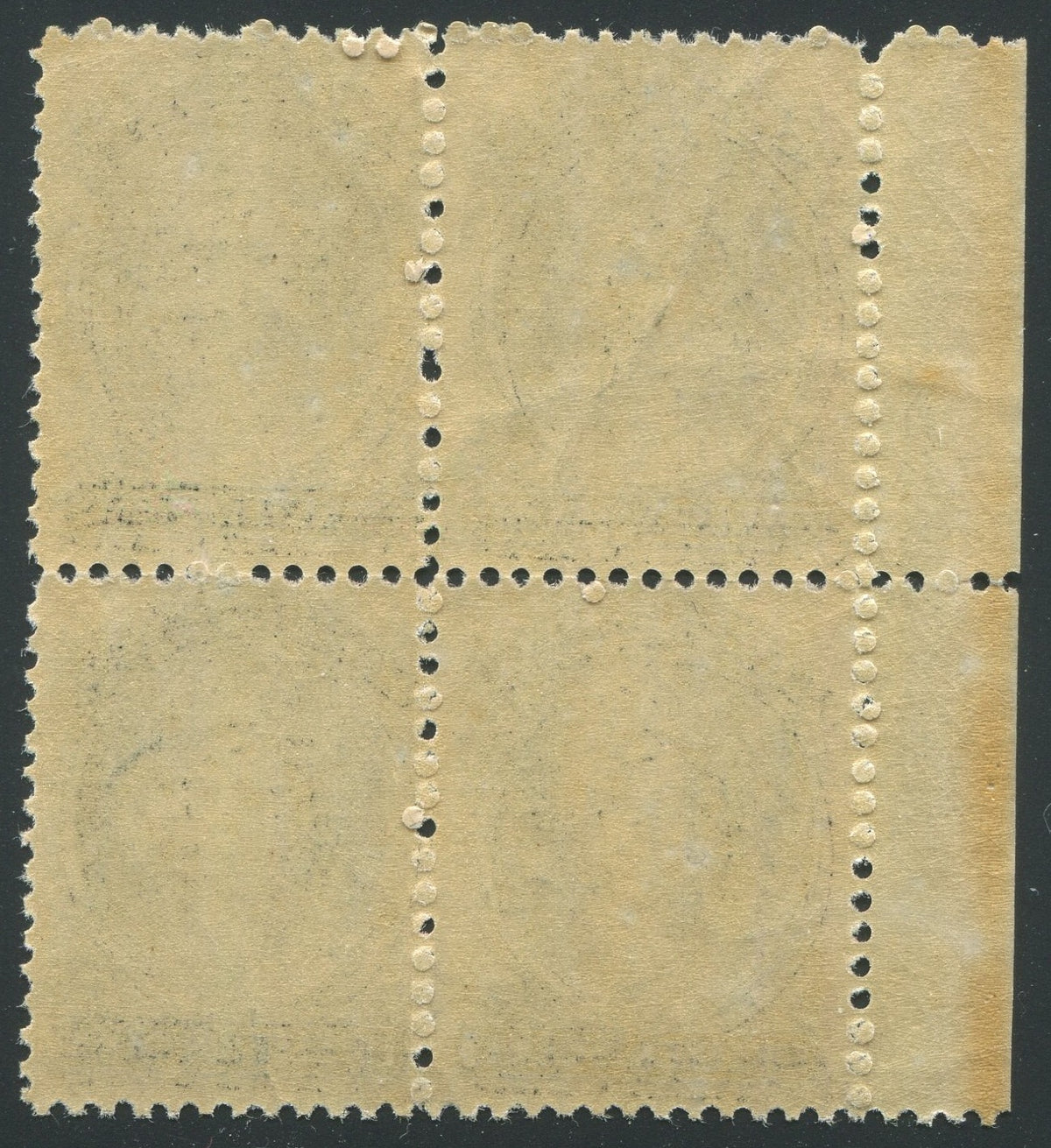 0013NS1910 - Nova Scotia #13 - Mint Inscription Block of 4