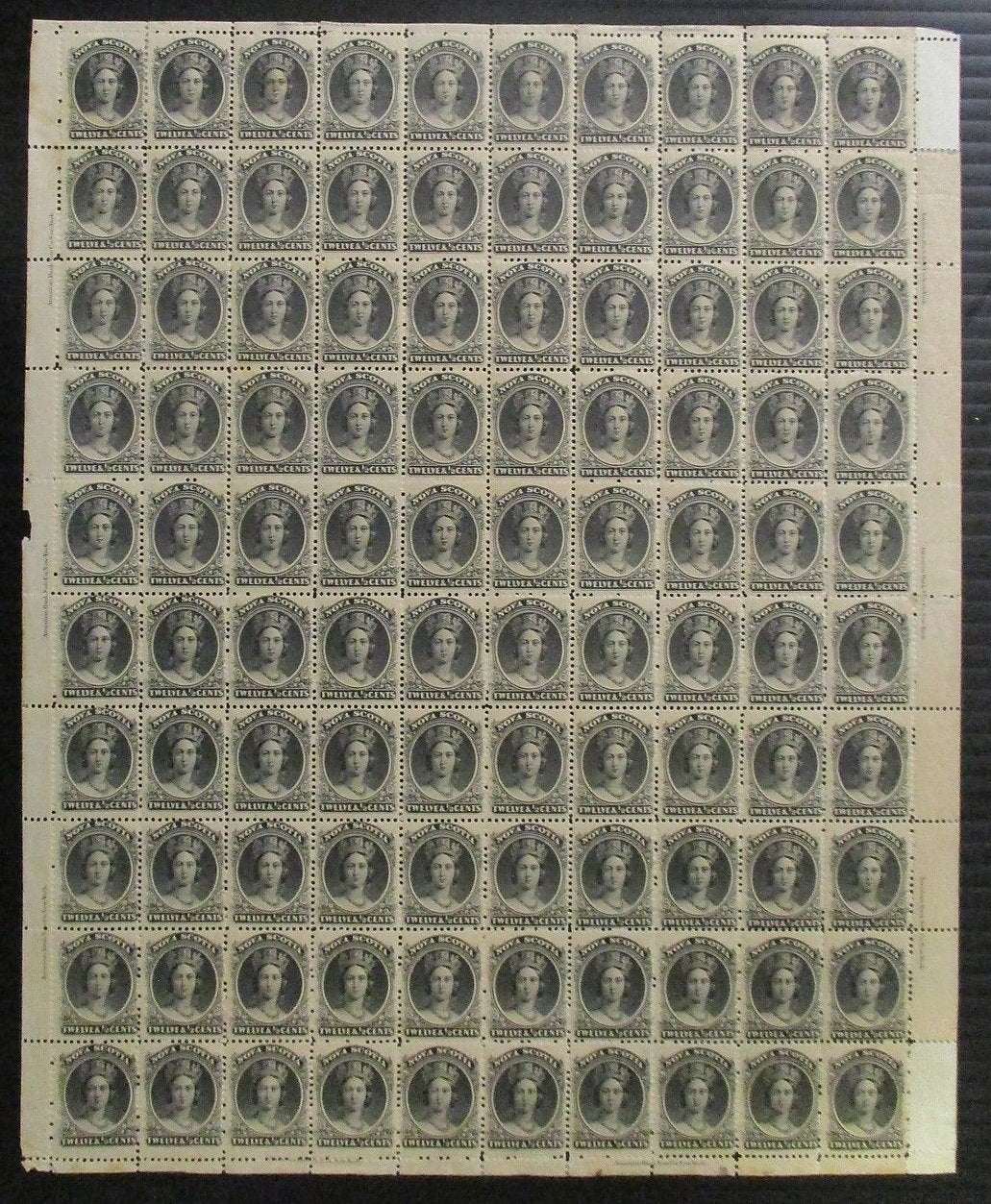 0013NS1708 - Nova Scotia #13 - Mint Sheet of 100