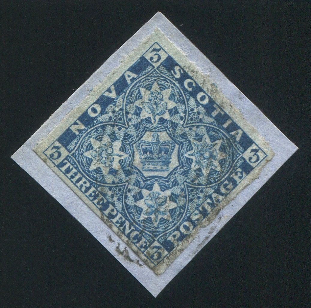 0003NS1709 - Nova Scotia #3 - Used - Deveney Stamps Ltd. Canadian Stamps