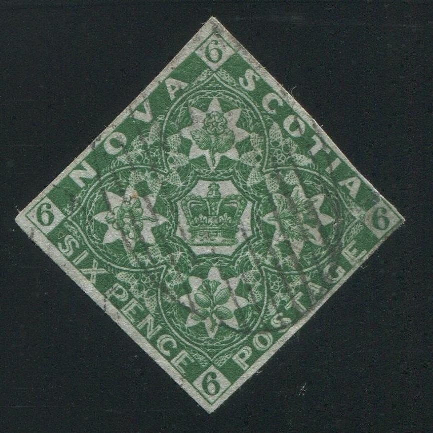 0005NS1709 - Nova Scotia #5 - Used - Deveney Stamps Ltd. Canadian Stamps