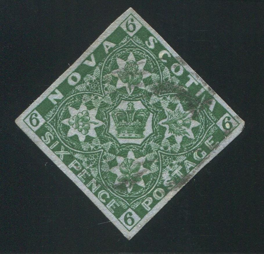 0005NS1709 - Nova Scotia #5 - Used - Deveney Stamps Ltd. Canadian Stamps