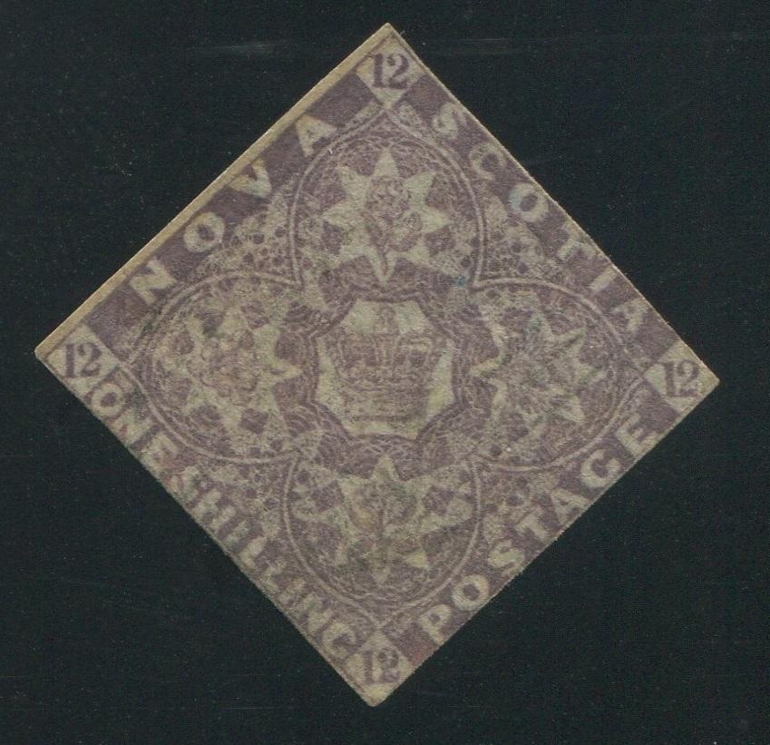 0006NS1709 - Nova Scotia #6 - Used - Deveney Stamps Ltd. Canadian Stamps