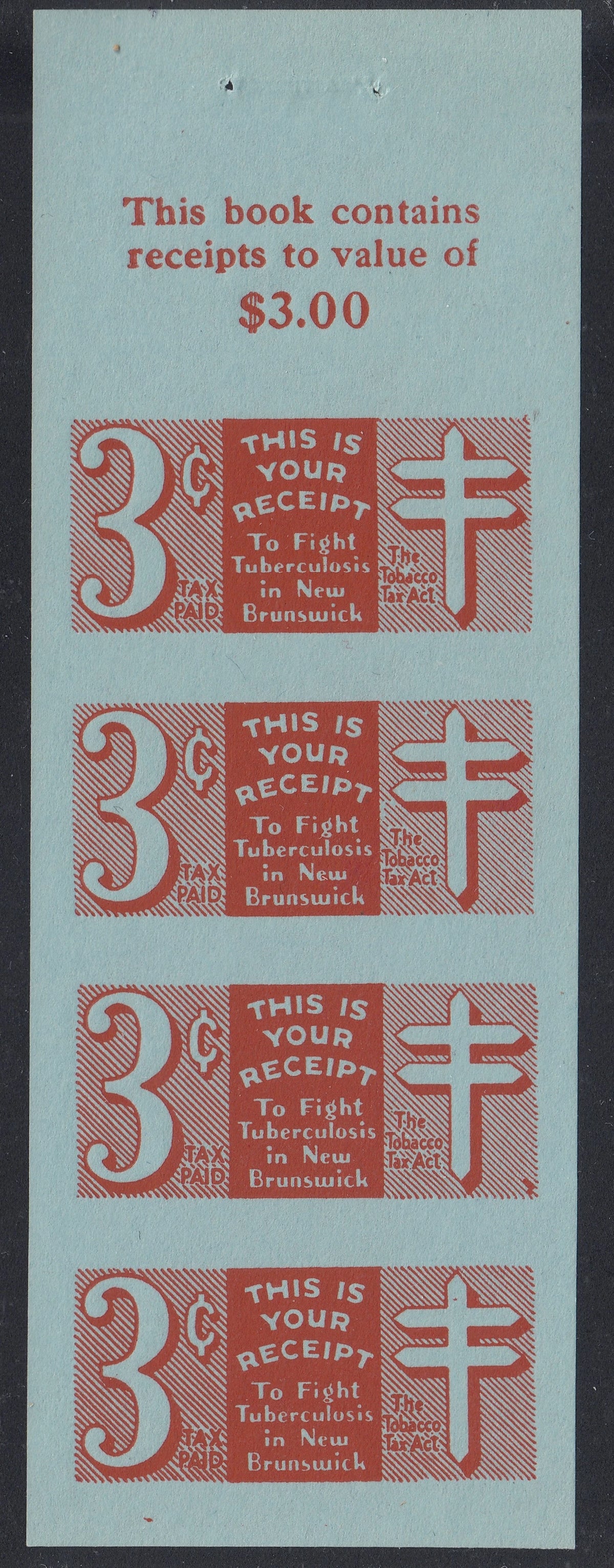 0069NB2105 - NBT9a - Uncancelled Booklet Pane