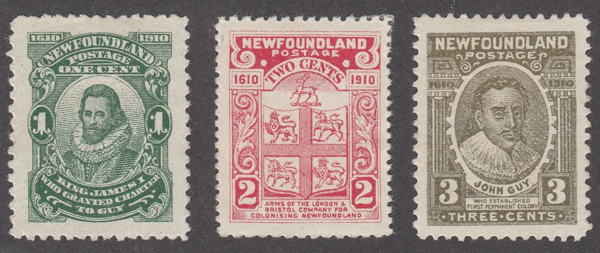 0087NF2104 - Newfoundland #87-89 - Mint