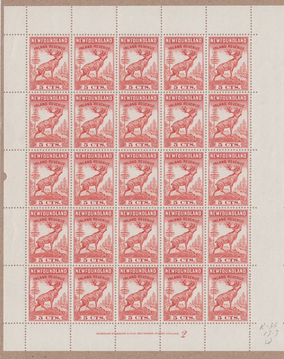 0046NF2108 - NFR46 - Mint Full Sheet