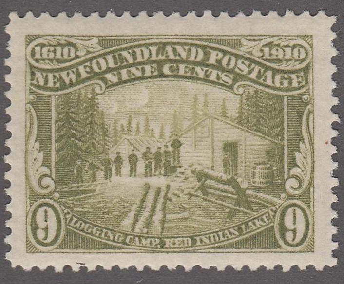 0100NF1708 - Newfoundland #100 - Mint