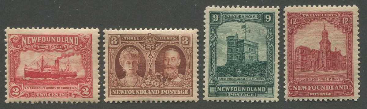 0146NF2302 - Newfoundland #146, 147, 152, 154 - Mint