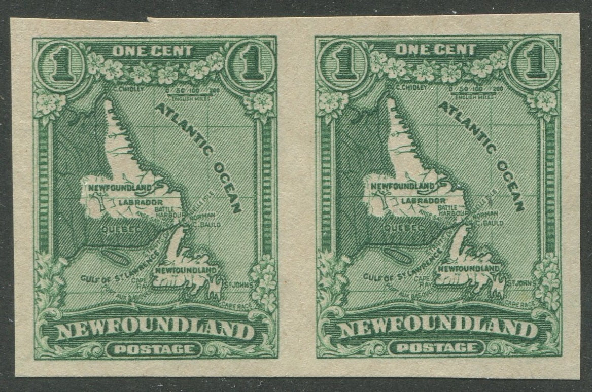 0163NF2303 - Newfoundland #163c - Mint Imperf Pair