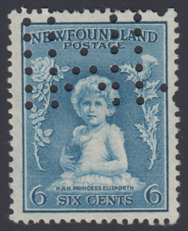 0192NF2301 - Newfoundland #192 - Mint SPECIMEN Perfin