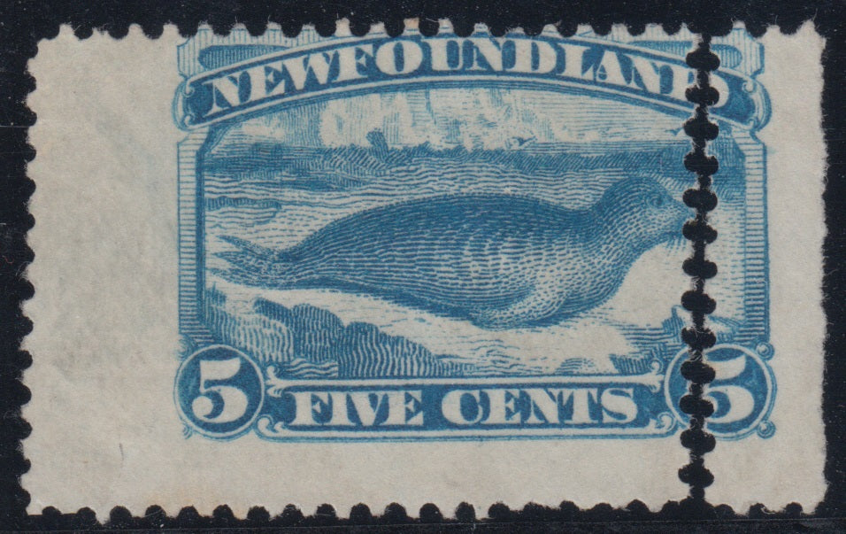 0055NF2206 - Newfoundland #55 - Mint, Misperf