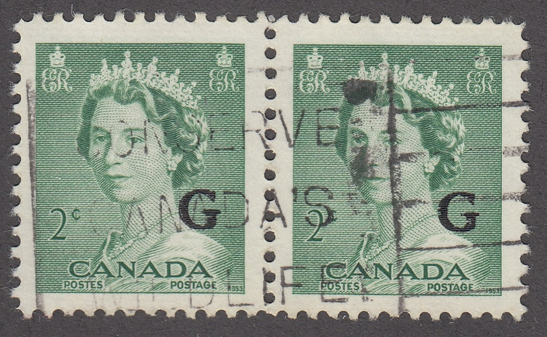 0383CA1802 - Canada O34 - Used Pair, DBL O/P