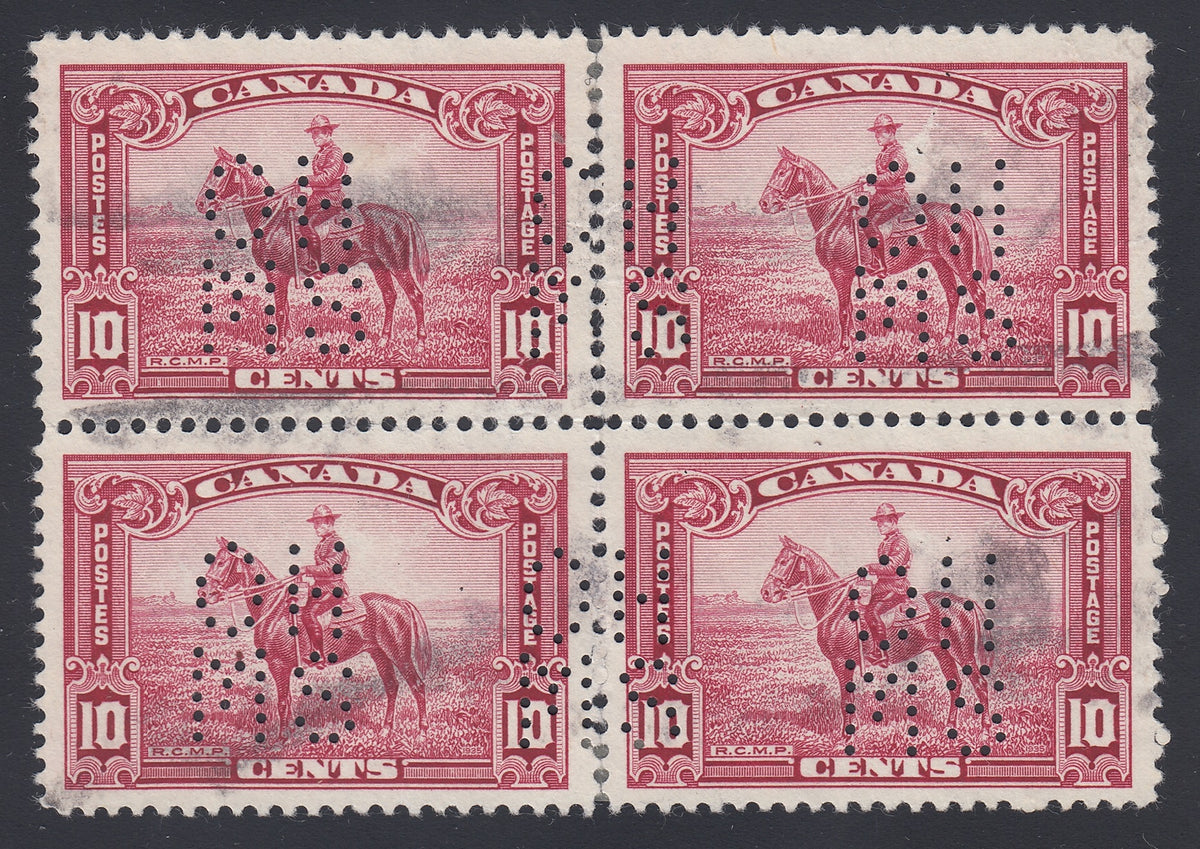 0253CA1803 - Canada OA223s &#39;A&#39; - Used Block of 4