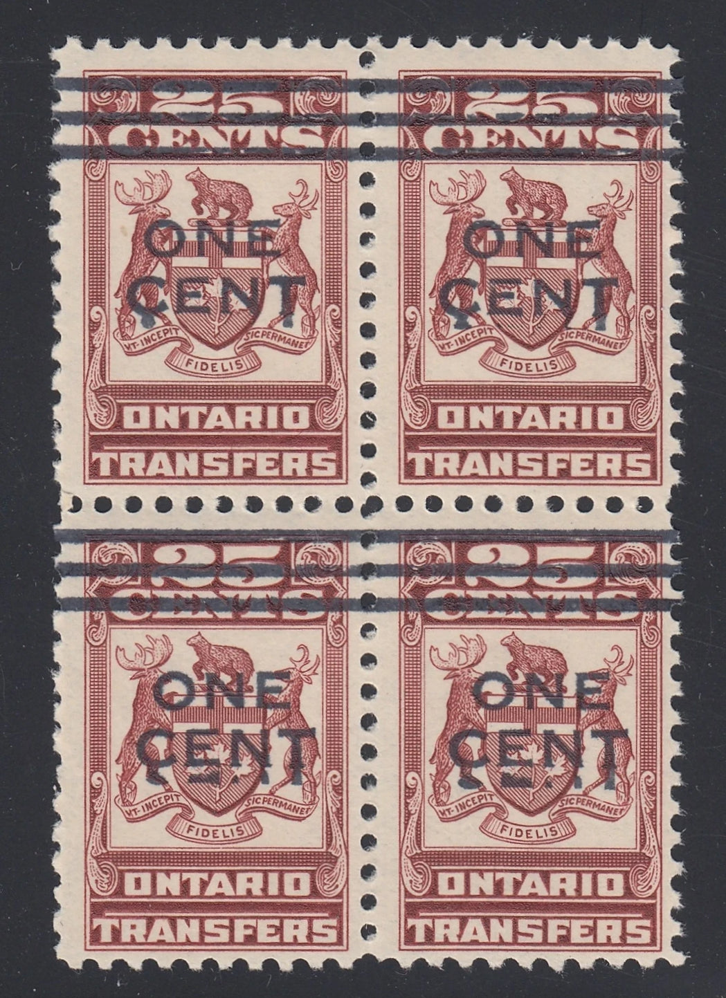 0127ON2103 - OST37a - Mint Block, Scarce