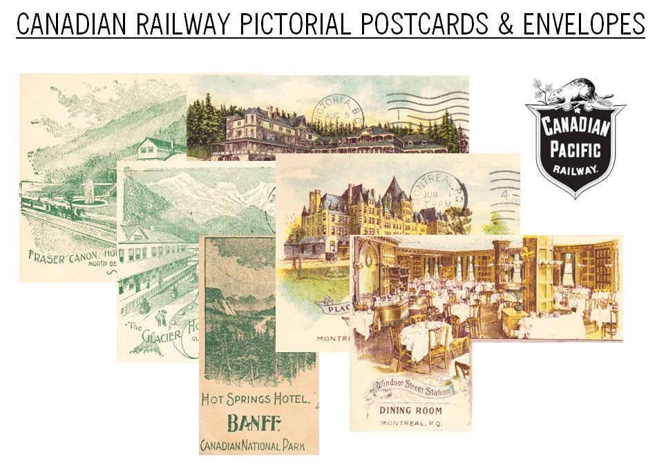 0000GT2207 - Canadian Pacific Railway (CPR) Pictorial Postcard &amp; Cover Collection