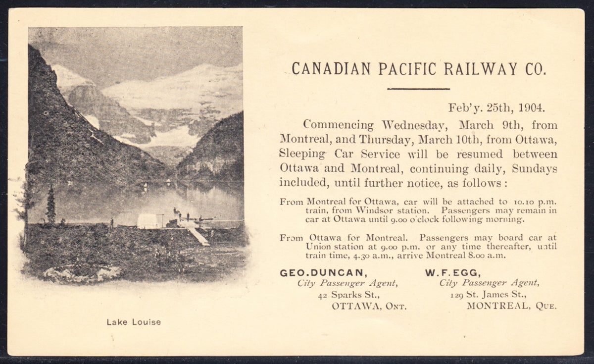 0000GT2207 - Canadian Pacific Railway (CPR) Pictorial Postcard &amp; Cover Collection