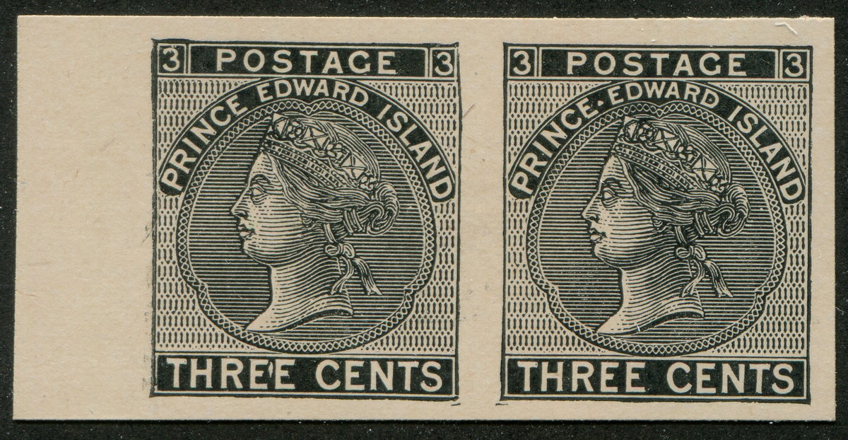 0013PE2303 - Prince Edward Island #13, 13i - Reprint Plate Proof Pair