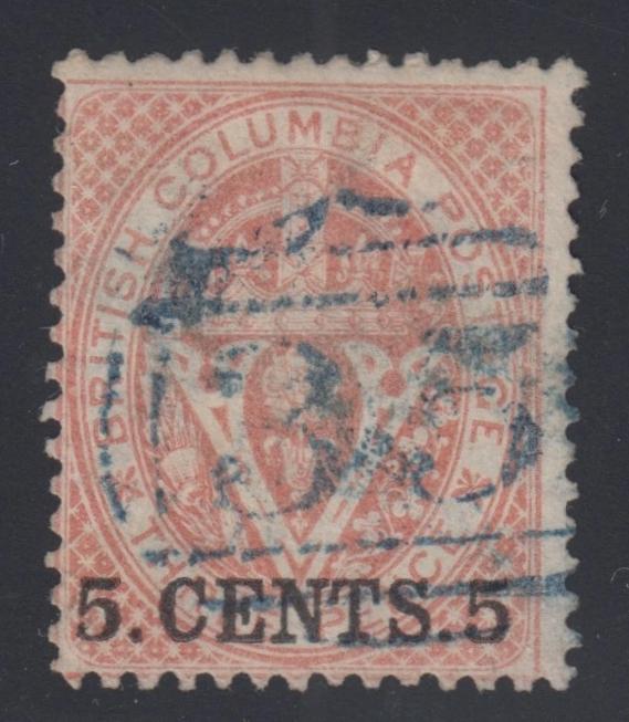 0009BC2112 - British Columbia #9 - Used, Numeral Cancel