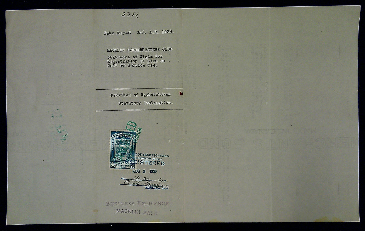 0048SL2110 - SL48 - Saskatchewan Document