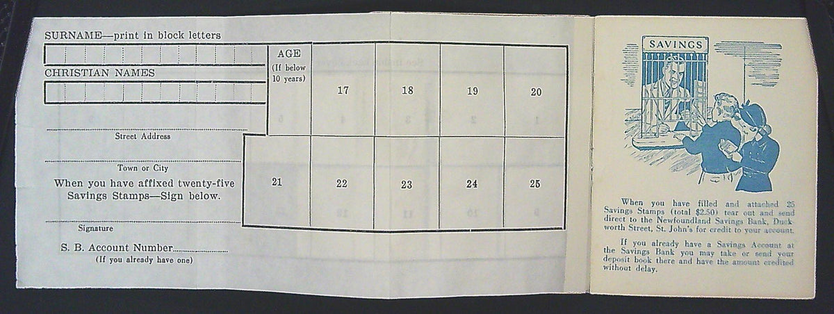 0067NF2102 - NFW4, 4a - Used War Savings Booklet