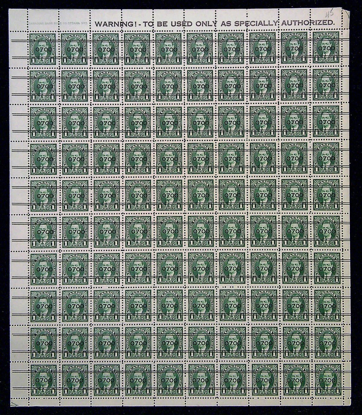 MONT010231 - MONTREAL 10-231 - Sheet Pair